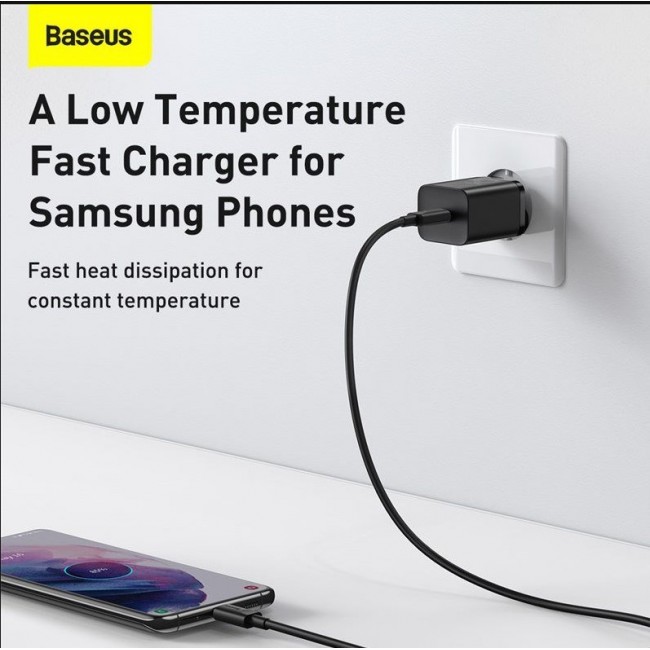 Baseus TZCCSUP-L01 mobile device charger Smartphone Black AC, USB Fast charging Indoor