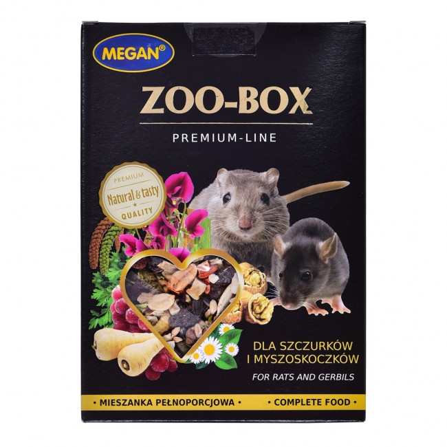MEGAN Zoo-Box - Food for rats and gerbils - 550 g