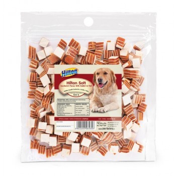 HILTON Sandwich pieces with rabbit and fish - Dog treat - 500 g