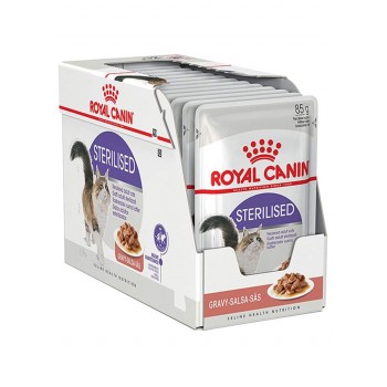 ROYAL CANIN FHN Sterilised in sauce - wet food for adult cats - 12x85g