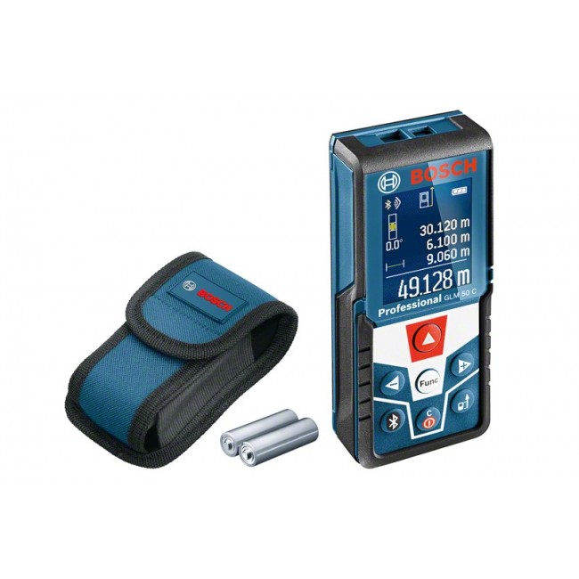 Bosch GLM 50 C Professional Laser distance meter Black, Blue 50 m