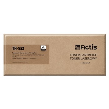 Actis TH-55X toner (replacement for HP 55X CE255X, Canon CRG-724H Standard 12500 pages black)