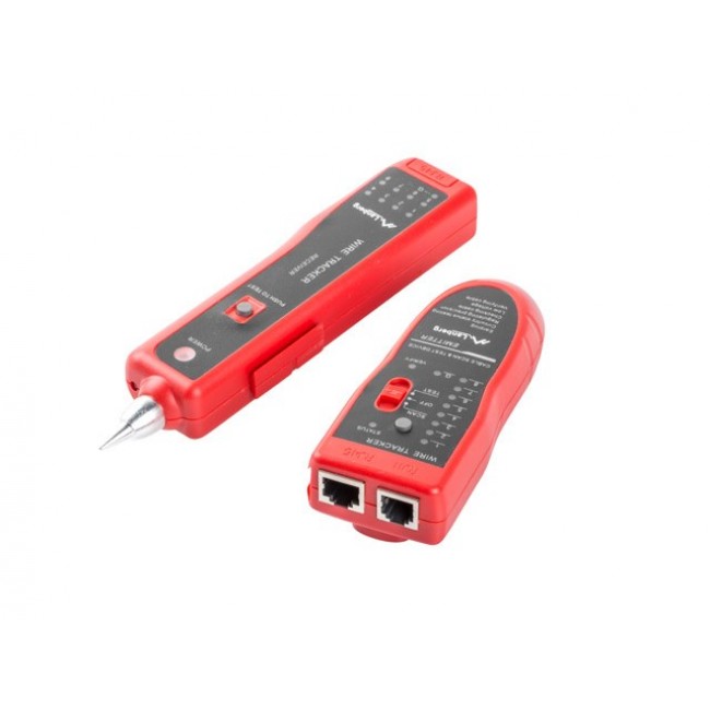 Lanberg NT-0501 network cable tester Black, Red