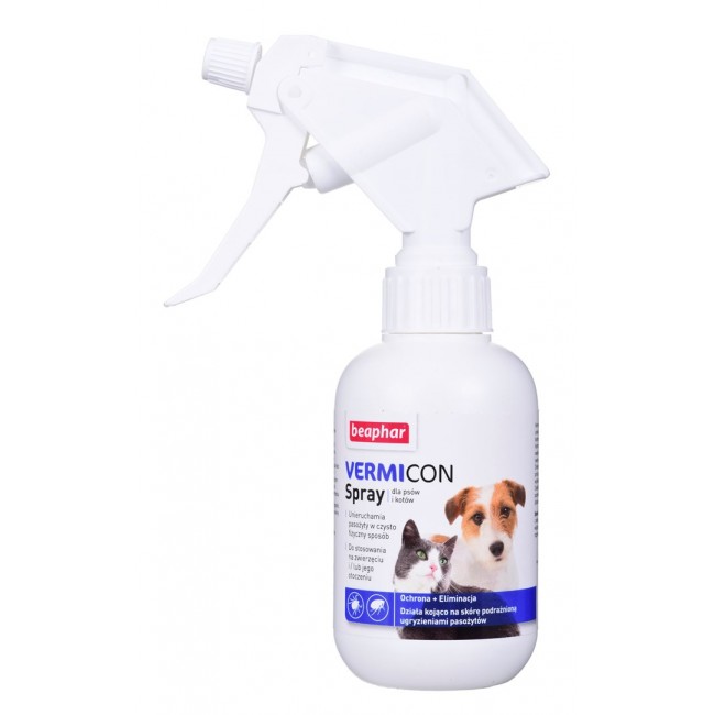 Beaphar Vermicon Pet flea & tick spray 250ml