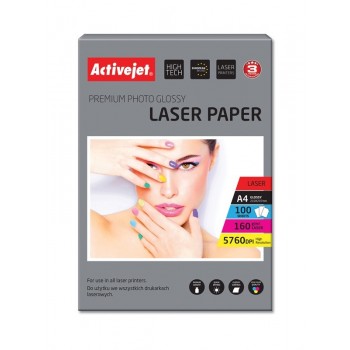 Activejet AP4-160G100L photo paper for laser printers A4 100 pcs