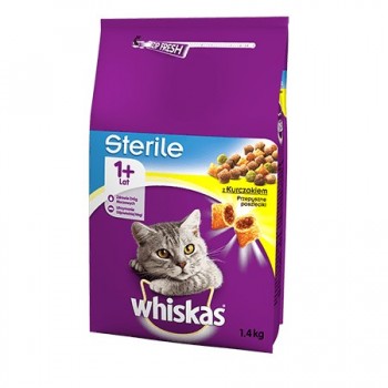  Whiskas 5900951259180 cats dry food 1.4 kg Adult Chicken