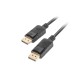 Lanberg CA-DPDP-10CC-0030-BK DisplayPort cable 3 m Black