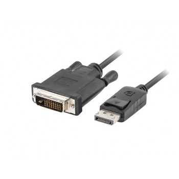Lanberg CA-DPDV-10CU-0010-BK video cable adapter 1 m DisplayPort DVI-D Black