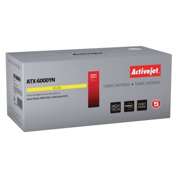 Activejet ATX-6000YN Toner (replacement for Xerox 106R01633 Supreme 1000 pages yellow)