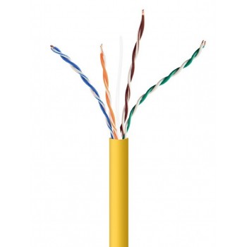 Gembird UPC-5004E-SOL-Y CAT5e UTP LAN cable (CCA), solid, 305m, yellow