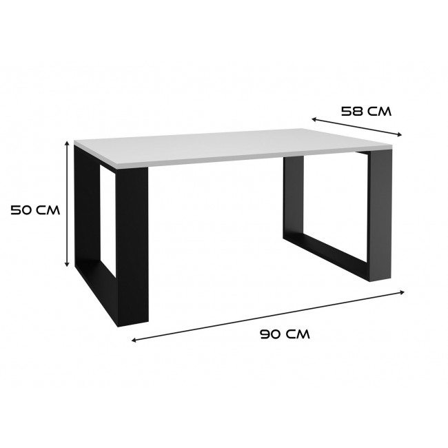 Topeshop MODERN BIEL CZ coffee/side/end table Coffee table Rectangular shape 2 leg(s)