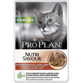 PURINA Pro Plan Cat Sterilised Maintenance Beef - wet cat food - 85 g