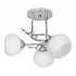 Activejet Classic ceiling chandelier pendant lamp IRMA nickel triple 3xE27 for living room