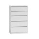 Topeshop M5 BIEL chest of drawers