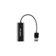 Lanberg NC-0100-01 cable interface/gender adapter USB-A RJ-45 Black