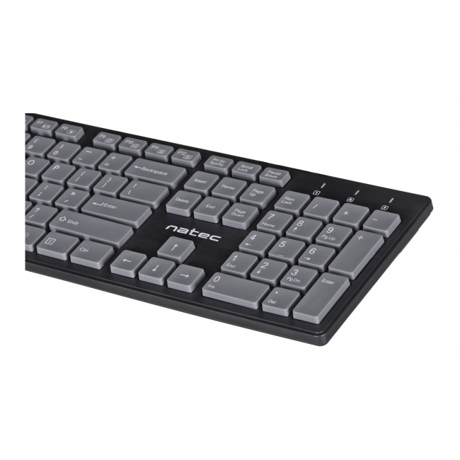 NATEC Discus 2 keyboard USB USB US Slim
