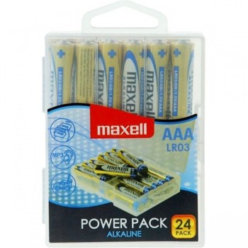 MAXELL battery Alkaline LR03, VALUE BOX 24 pcs.