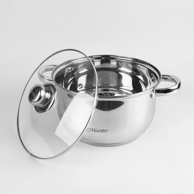 MAESTRO MR-2020-6M 6-piece cookware set, stainless steel