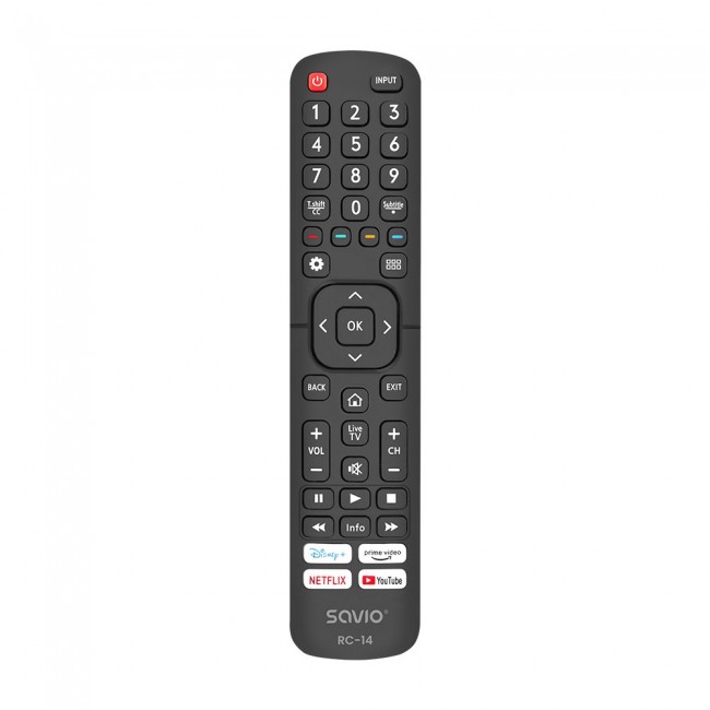 SAVIO RC-14 Universal remote control/replacement for HISENSE, SMART TV