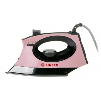SINGER Steam Craft Steam iron Stainless Steel soleplate 2600 W pink-grey