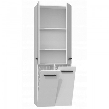 Topeshop NEL 2K DD BPO bathroom storage cabinet White