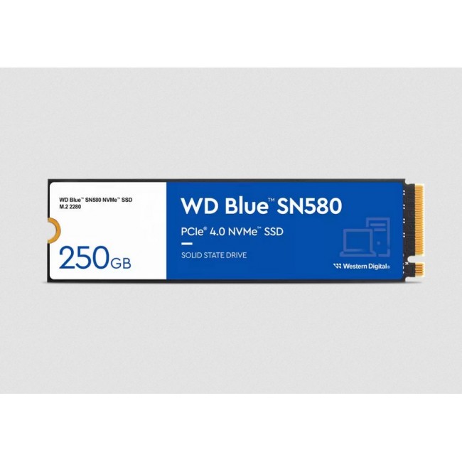 Western Digital Blue SN580 M.2 250 GB PCI Express 4.0 TLC NVMe