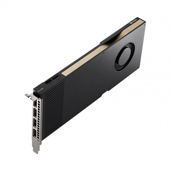 PNY VCNRTXA4000-SB NVIDIA RTX A4000 16GB GDDR6 4X DISPLAYPORT PCI EXPRESS 4.0 ATX - ATX BRACKET SMALL BOX