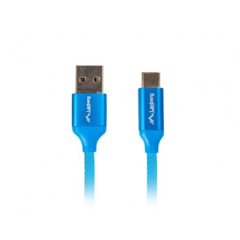 Lanberg CA-USBO-22CU-0005-BL USB cable 0.5 m USB 2.0 USB A USB C Blue