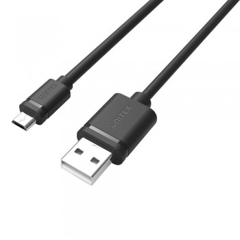 UNITEK Y-C451GBK USB cable 1 m USB 2.0 USB A Micro-USB B Black