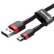 Cable Micro USB Baseus Cafule 1.5A 2m (red & black)