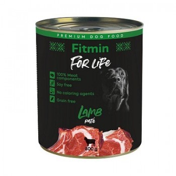 FITMIN for Life Lamb Pate - Wet dog food - 800 g