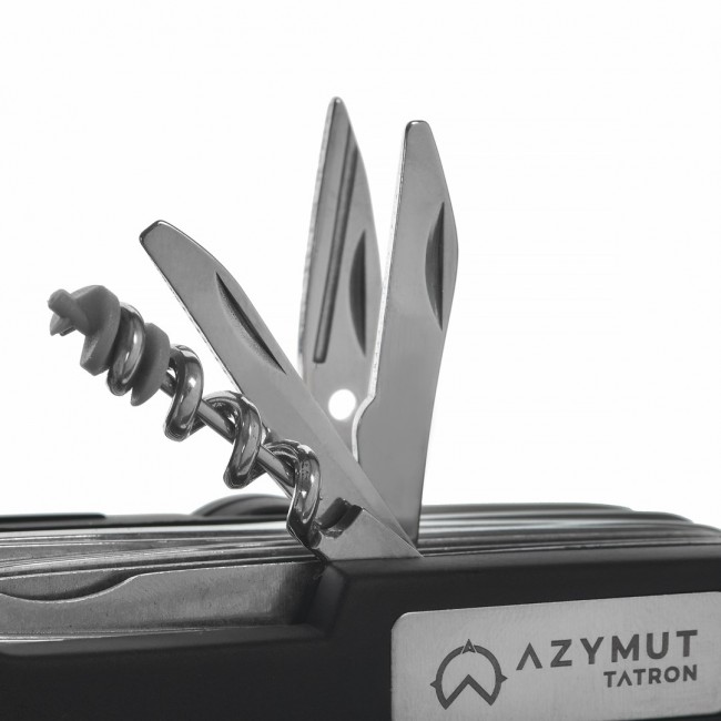 Pocket knife AZYMUT Tatron - 25 tools + belt pouch (HK20017BL)