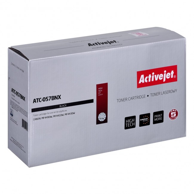 Activejet ATC-057BNX Toner (replacement for Canon CRG-057HBK Supreme 10000 pages black) WITH CHIP