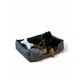 GO GIFT Dog bed XL - graphite - 75x55x15 cm