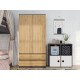 Topeshop SZAFA MALWA AN/AR K bedroom wardrobe/closet 5 shelves 2 door(s)
