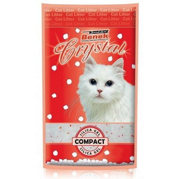 SUPER BENEK Crystal Compact - Cat litter - 7,6 l