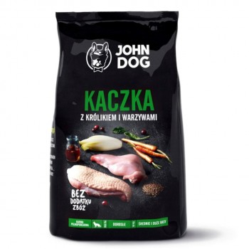 JOHN DOG Premium Duck with Rabbit - dry dog food - 3 kg