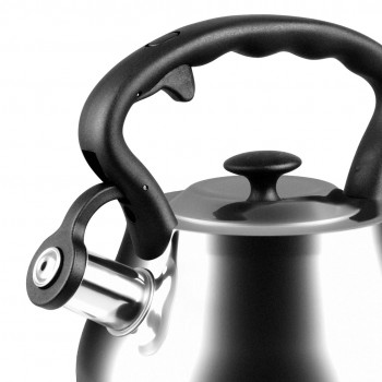 PROMIS ANDREA kettle 3.0 l, silver, black handle