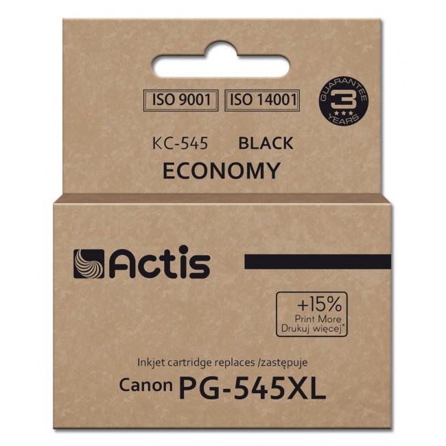 Actis KC-545 Ink Cartridge (replacement for Canon PG-545XL Supreme 15 ml 207 pages black).