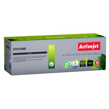 BIO Activejet ATH-83NB toner for HP, Canon printers, Replacement HP 83A CF283A, Canon CRG-737 Supreme 1500 pages black. ECO Toner.