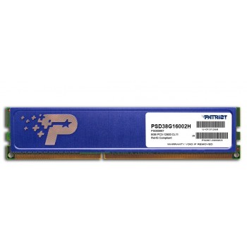 Patriot Memory DDR3 8GB PC3-12800 (1600MHz) DIMM memory module 1 x 8 GB 1600 MHz