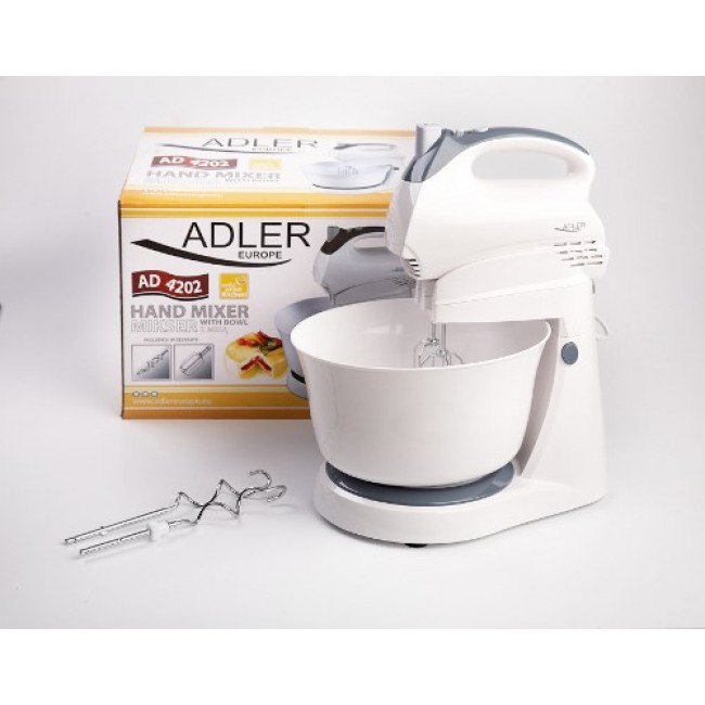 Adler AD 4202 Stand mixer White 300 W