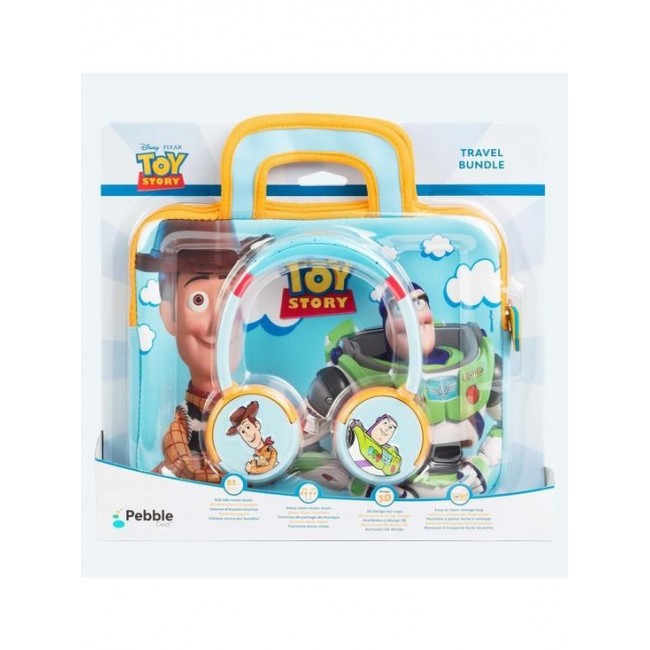 Pebble Gear Toy Story school bag + headphones set