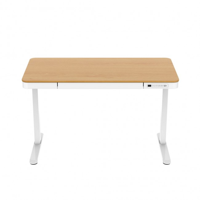 Tuckano Electric height adjustable desk ET119W-C white/oak