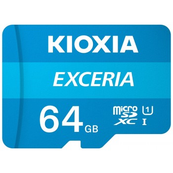 Kioxia Exceria memory card 64 GB MicroSDXC Class 10 UHS-I