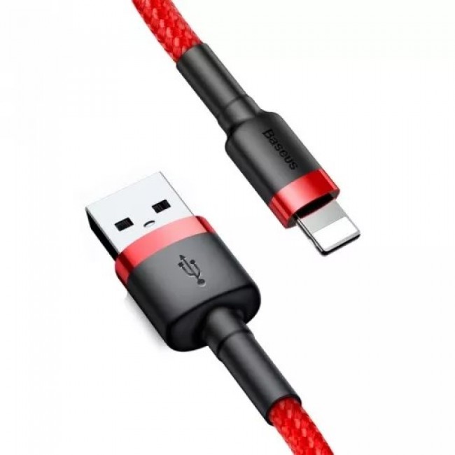 Baseus CALKLF-C09 lightning cable 2 m Red