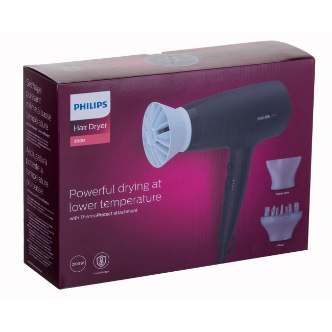 Philips BHD360/20 hair dryer 2100 W Navy