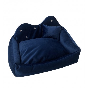 GO GIFT Prince navy blue L - pet bed - 52 x 42 x 10 cm