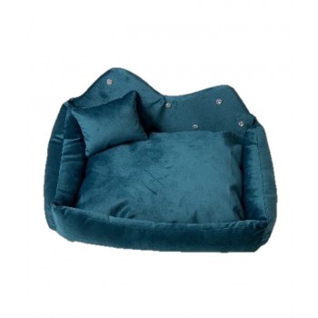 GO GIFT Prince turquoise L - pet bed - 52 x 42 x 10 cm