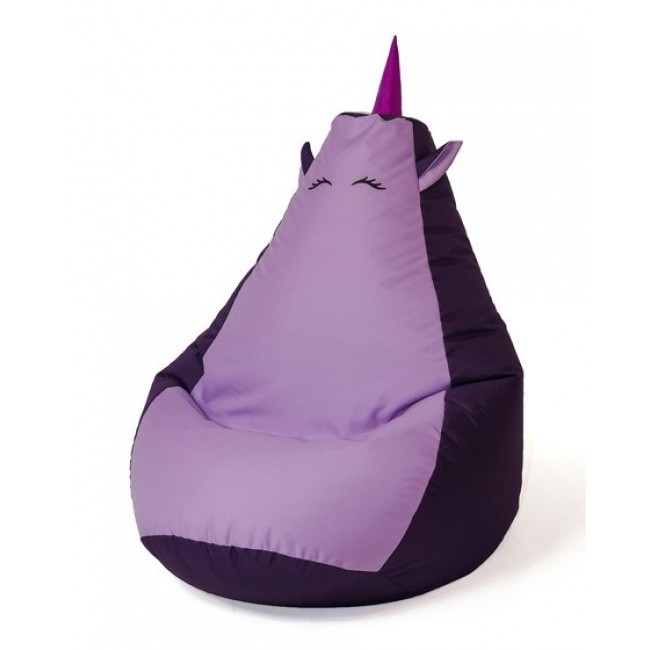 Sako bag pouffe Unicorn purple-light purple XXL 140 x 100 cm